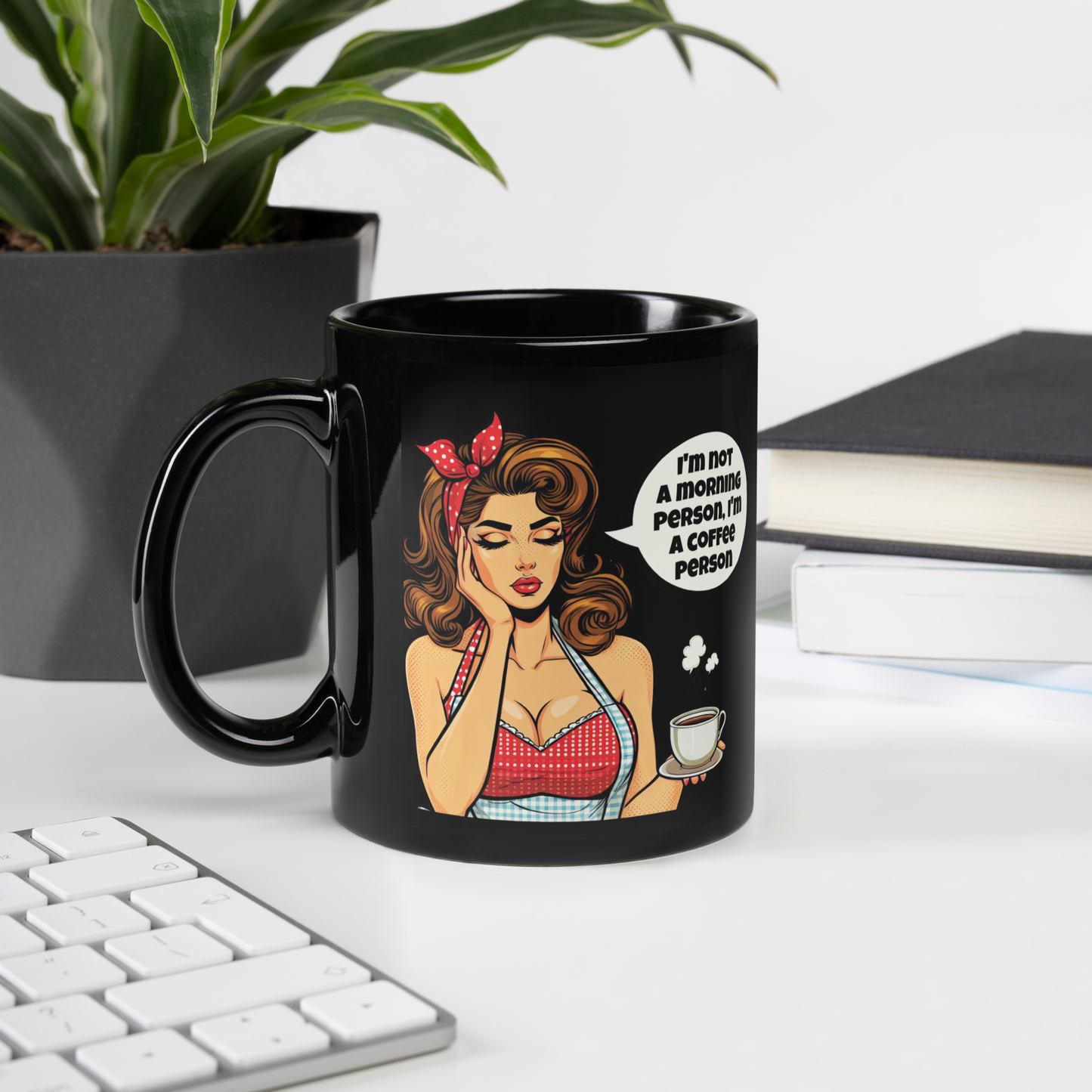 Black Glossy Mug