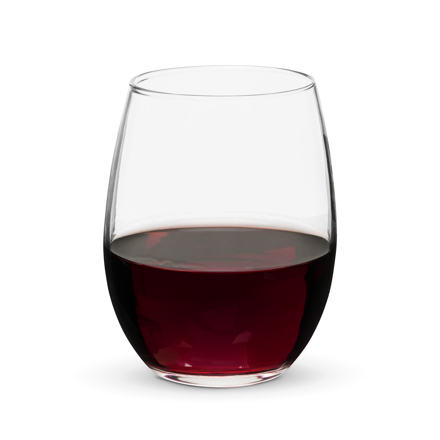Stemless wine glass