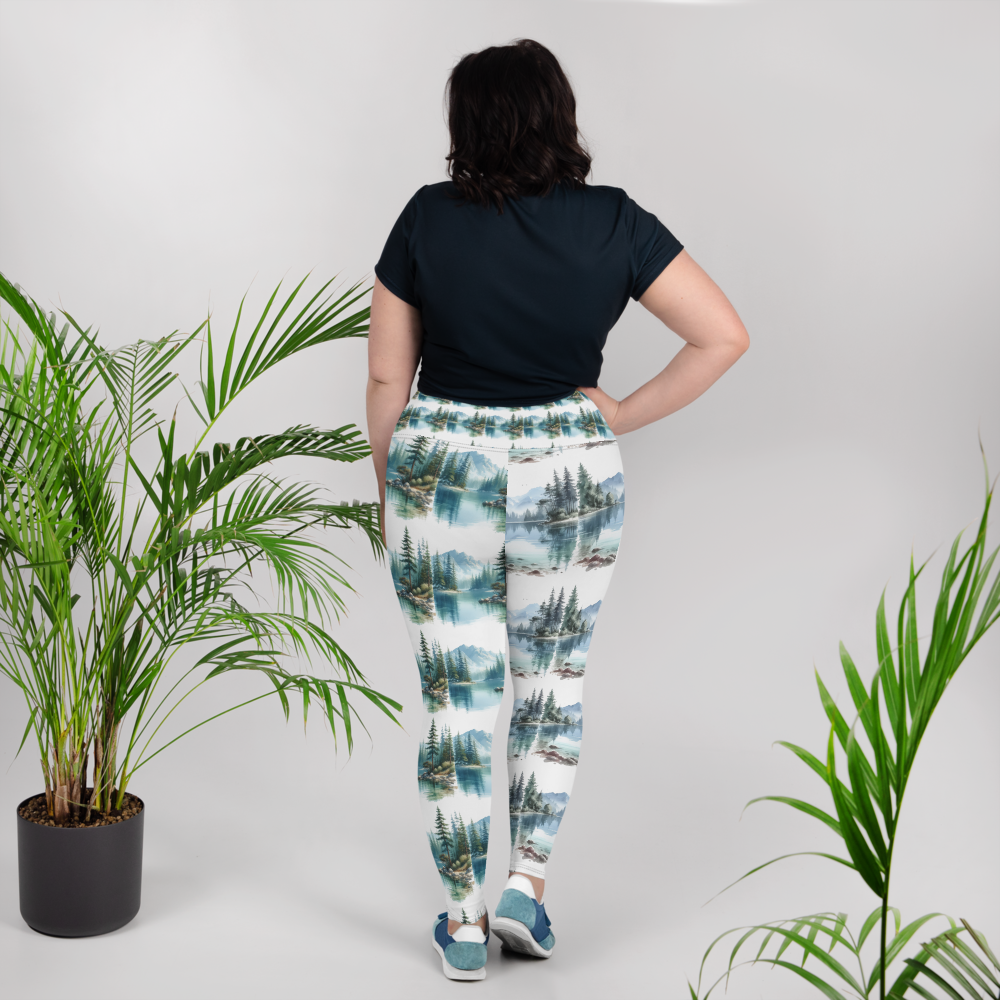 All-Over Print Plus Size Leggings