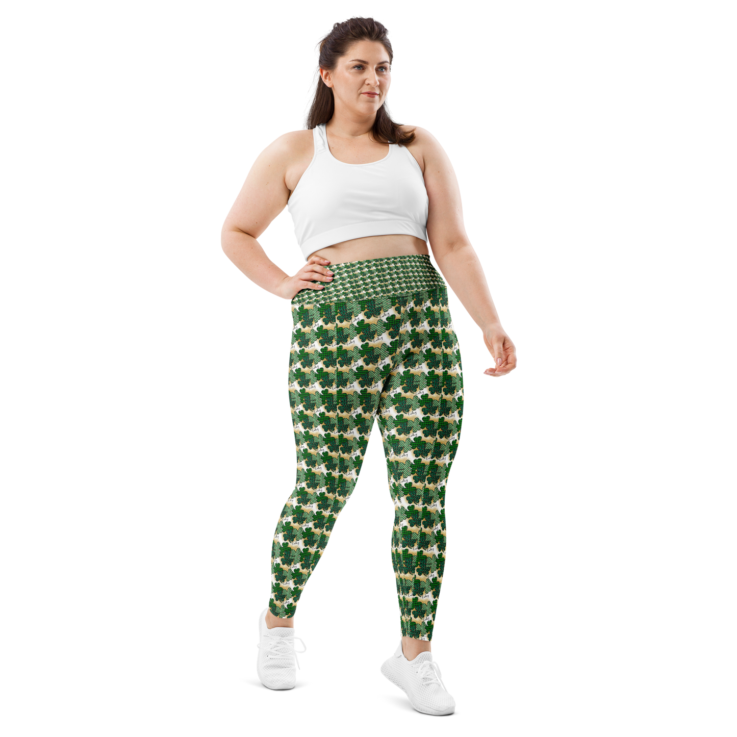 All-Over Print Plus Size Leggings