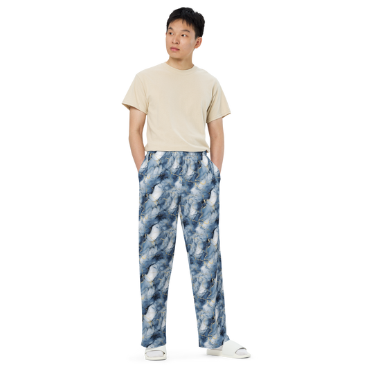 All-over print unisex wide-leg pants