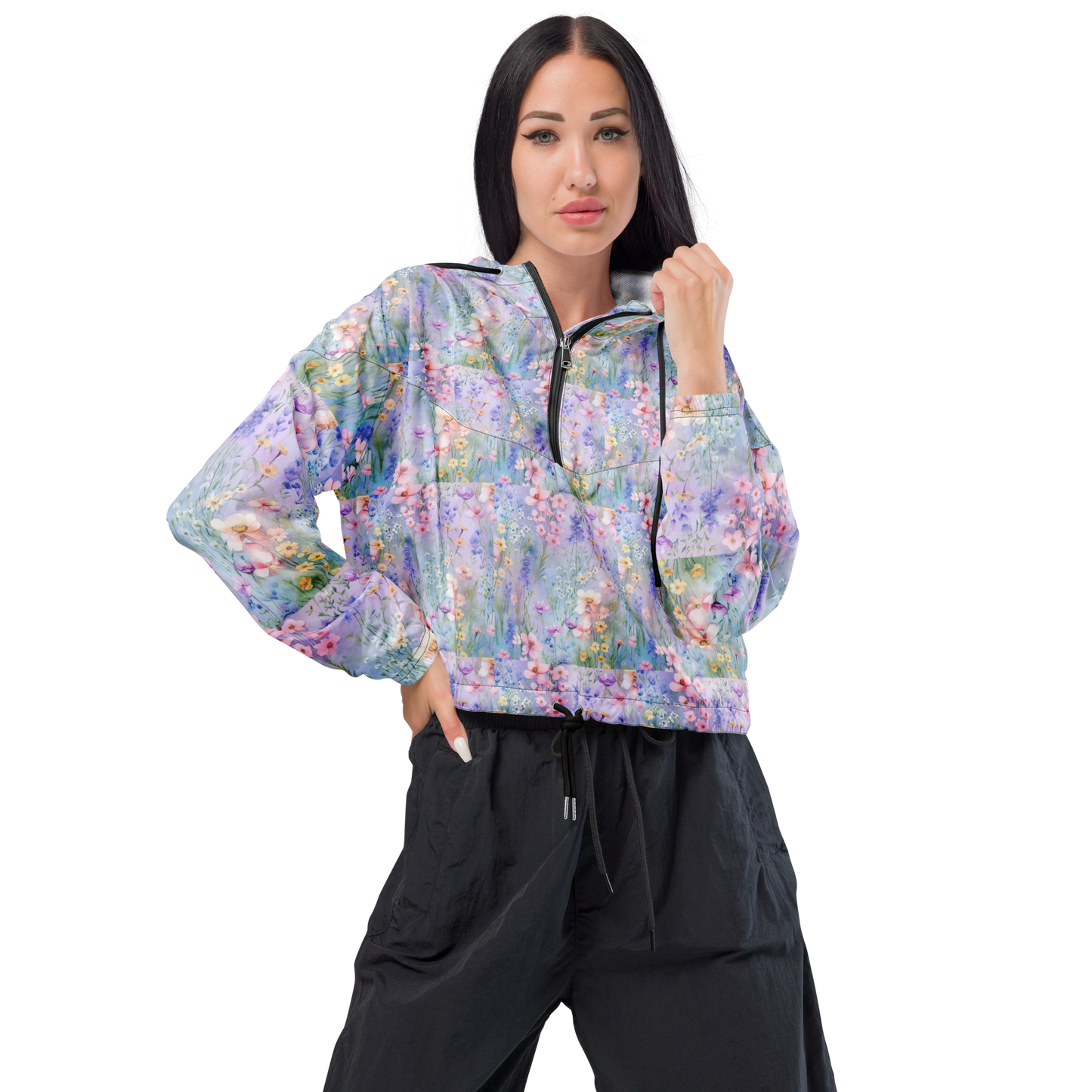 Women’s cropped windbreaker