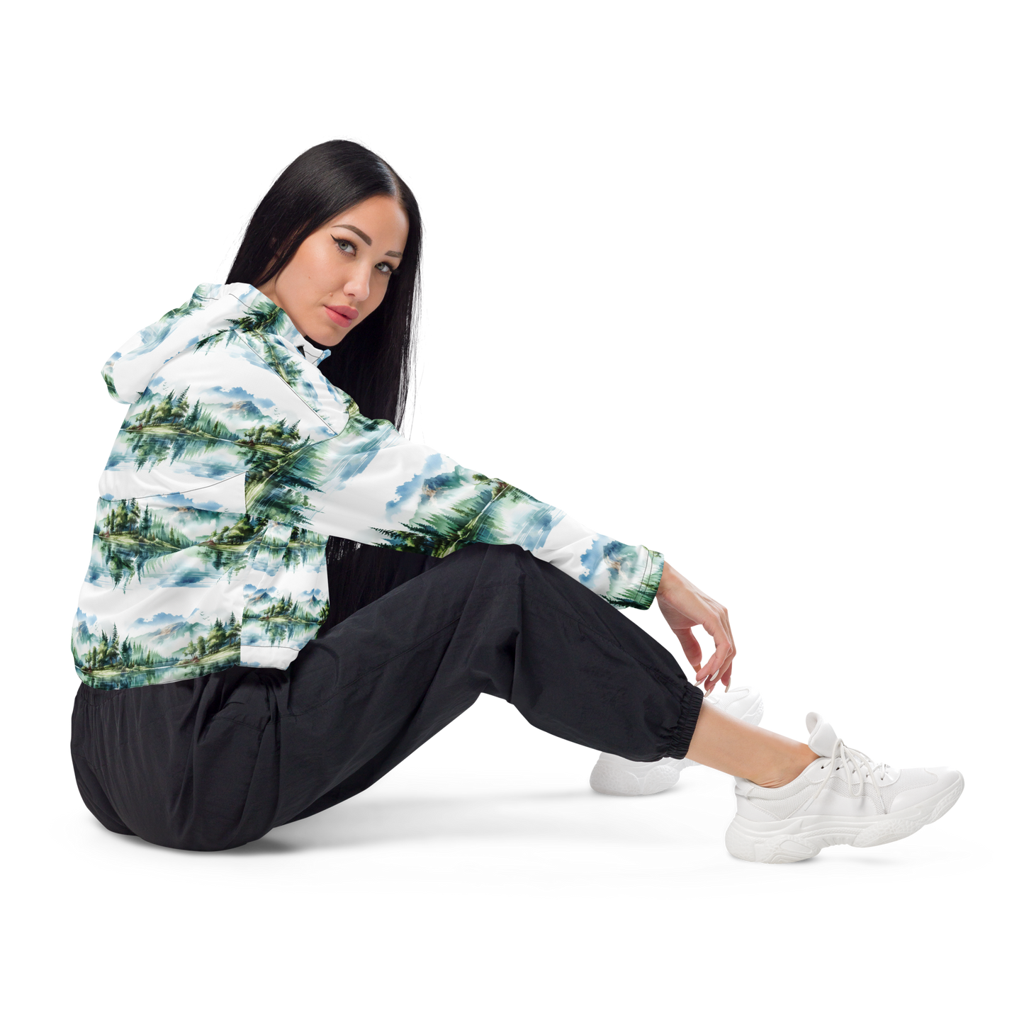 Women’s cropped windbreaker