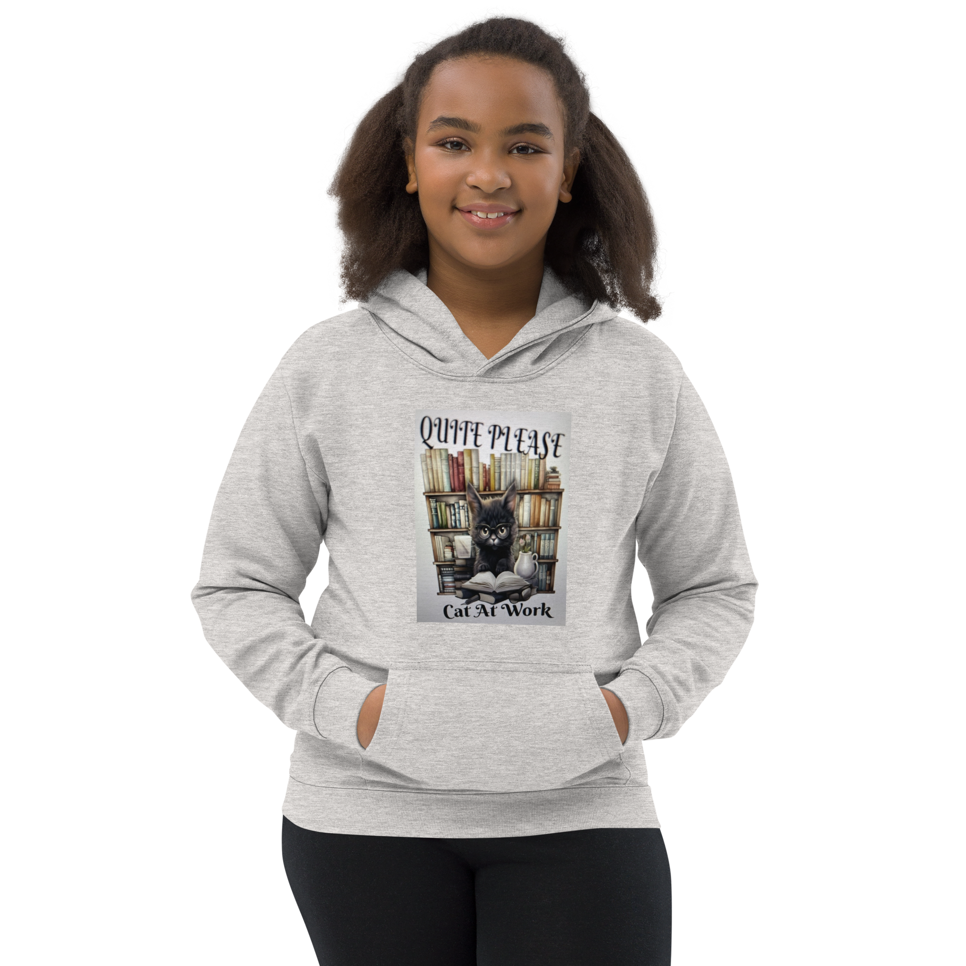 Cat work shop hoodie