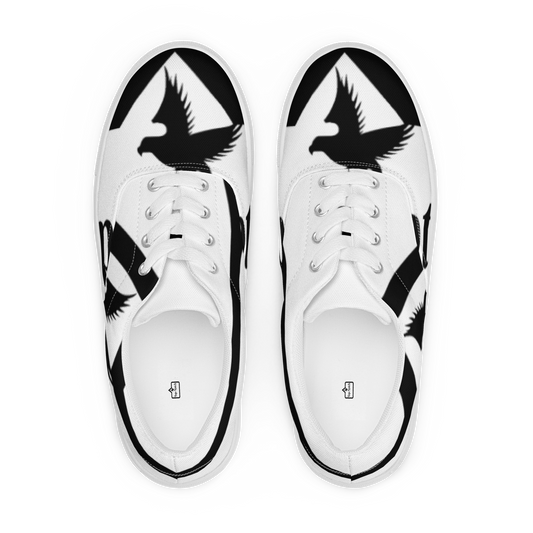 Men’s lace-up canvas shoes