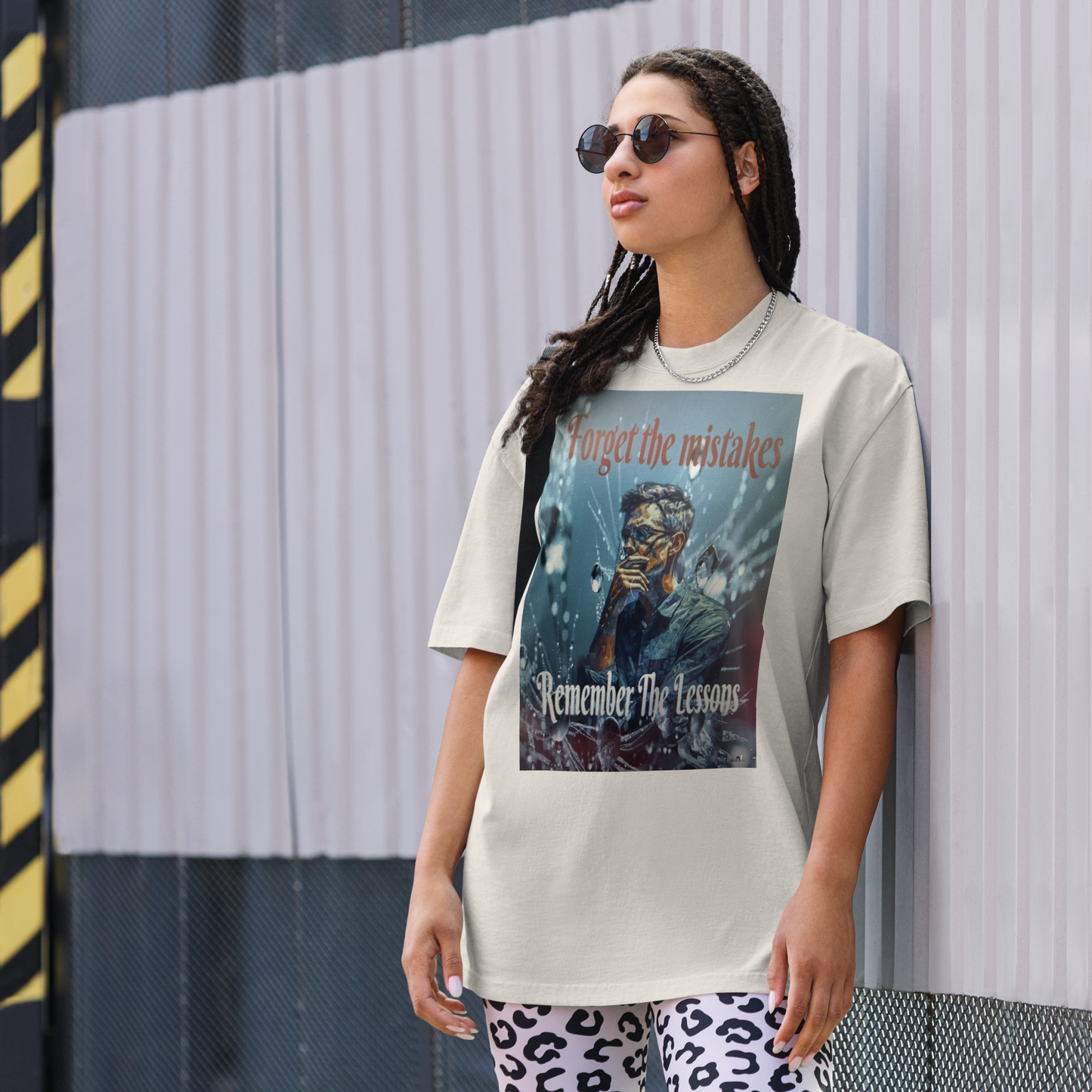 Oversized faded t-shirt