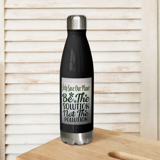 Stainless steel water bottle