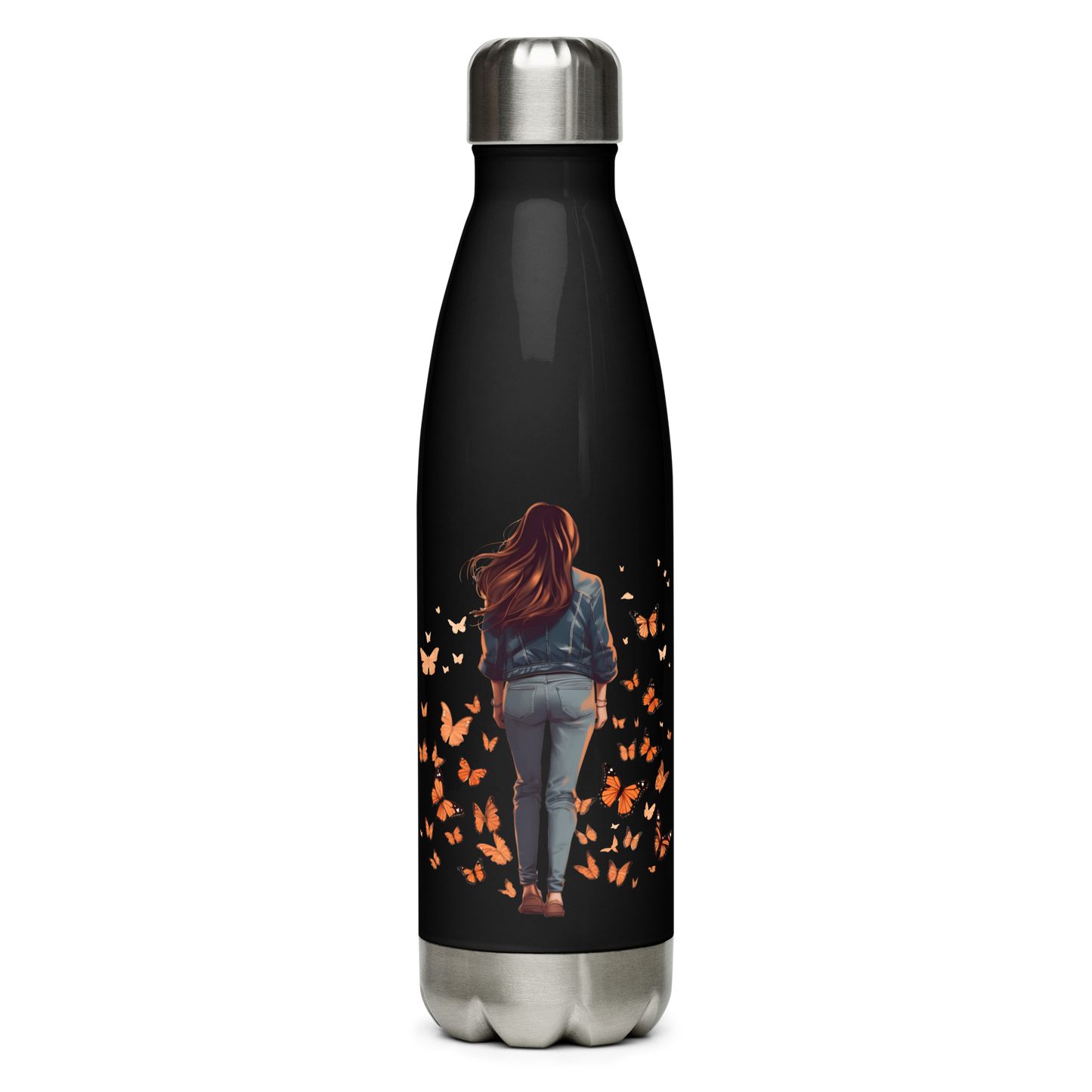 Stainless steel water bottle