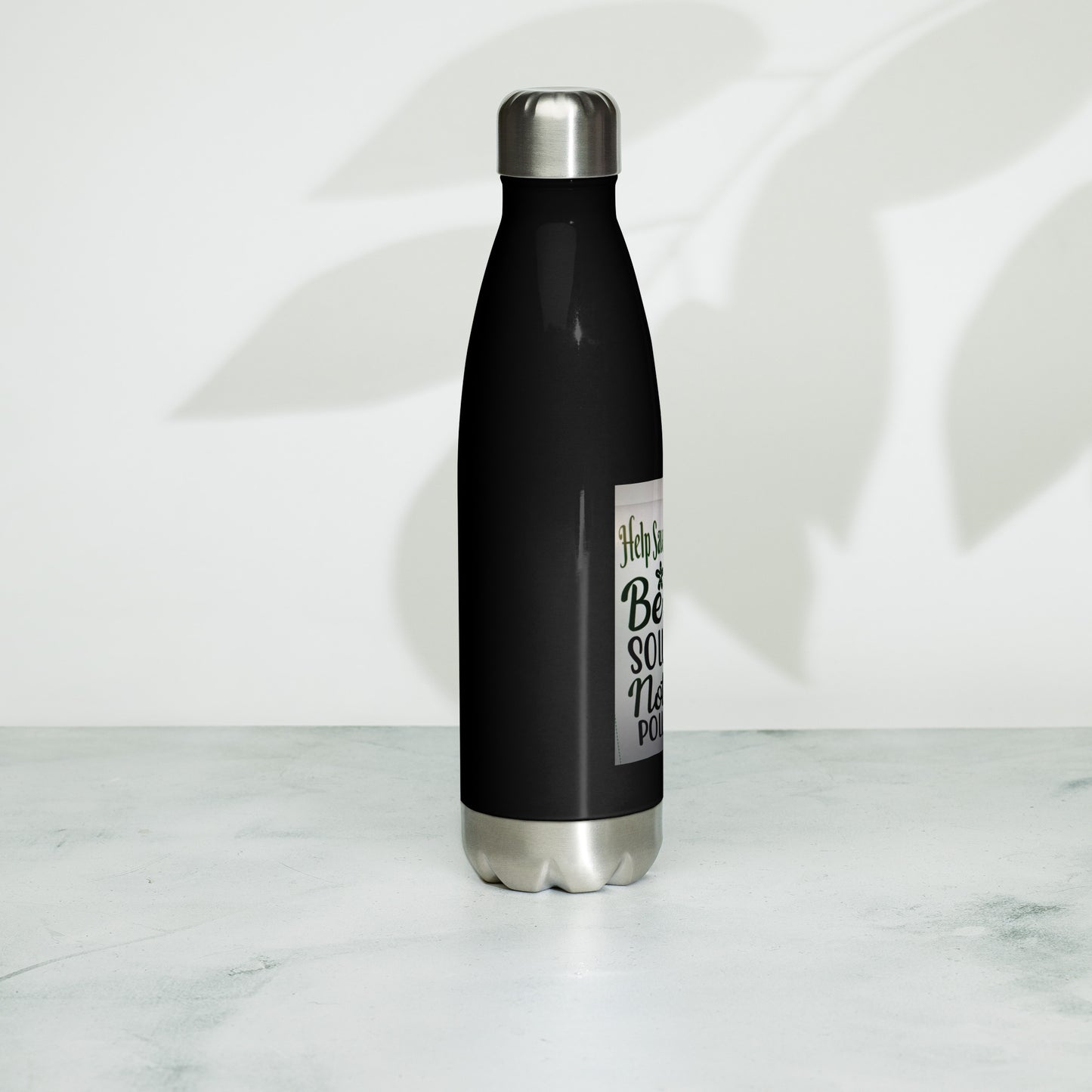 Stainless steel water bottle