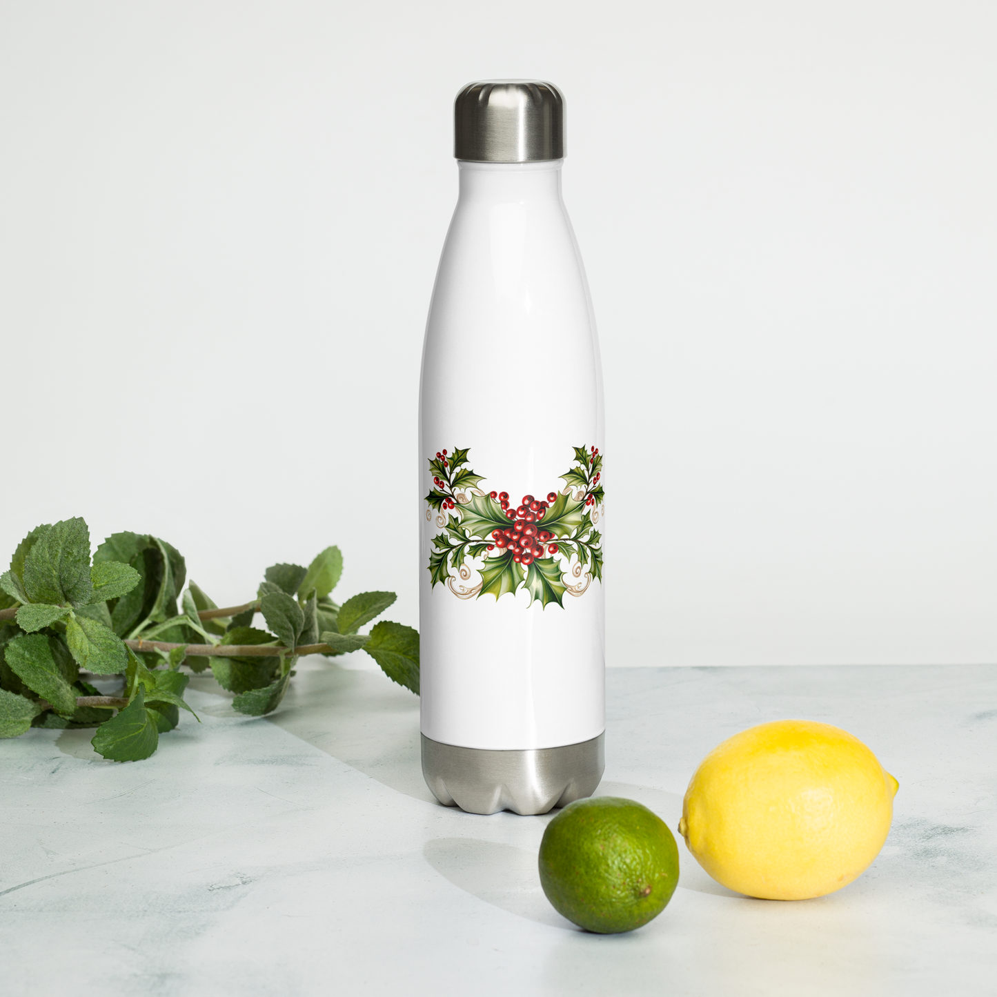 Stainless steel water bottle
