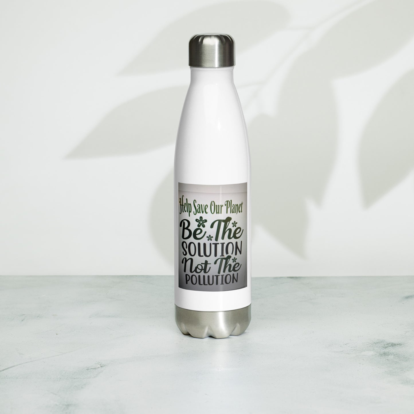 Stainless steel water bottle