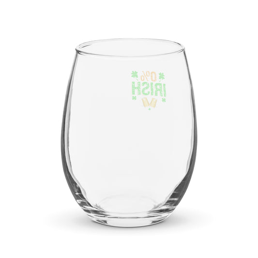 Stemless wine glass