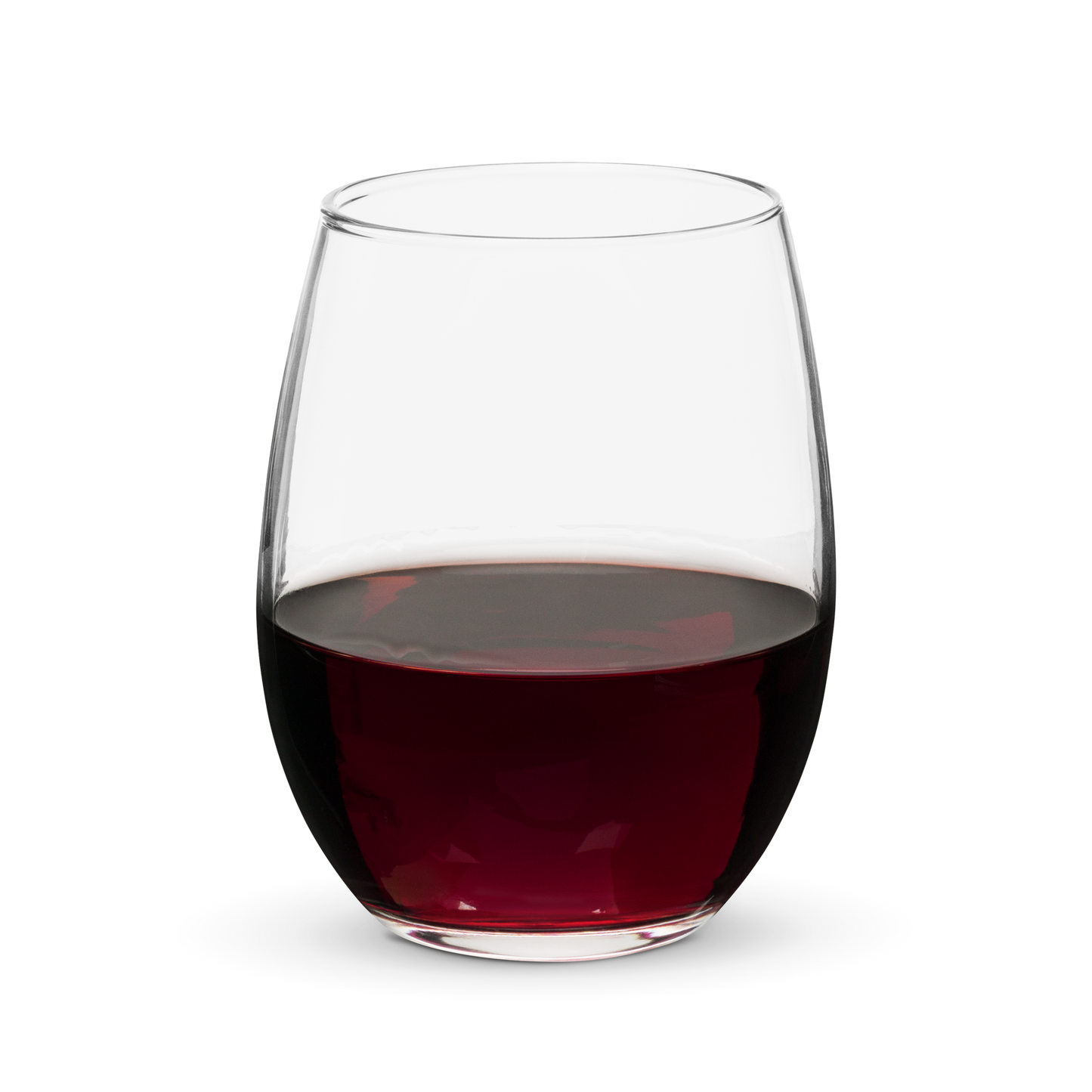 Stemless wine glass