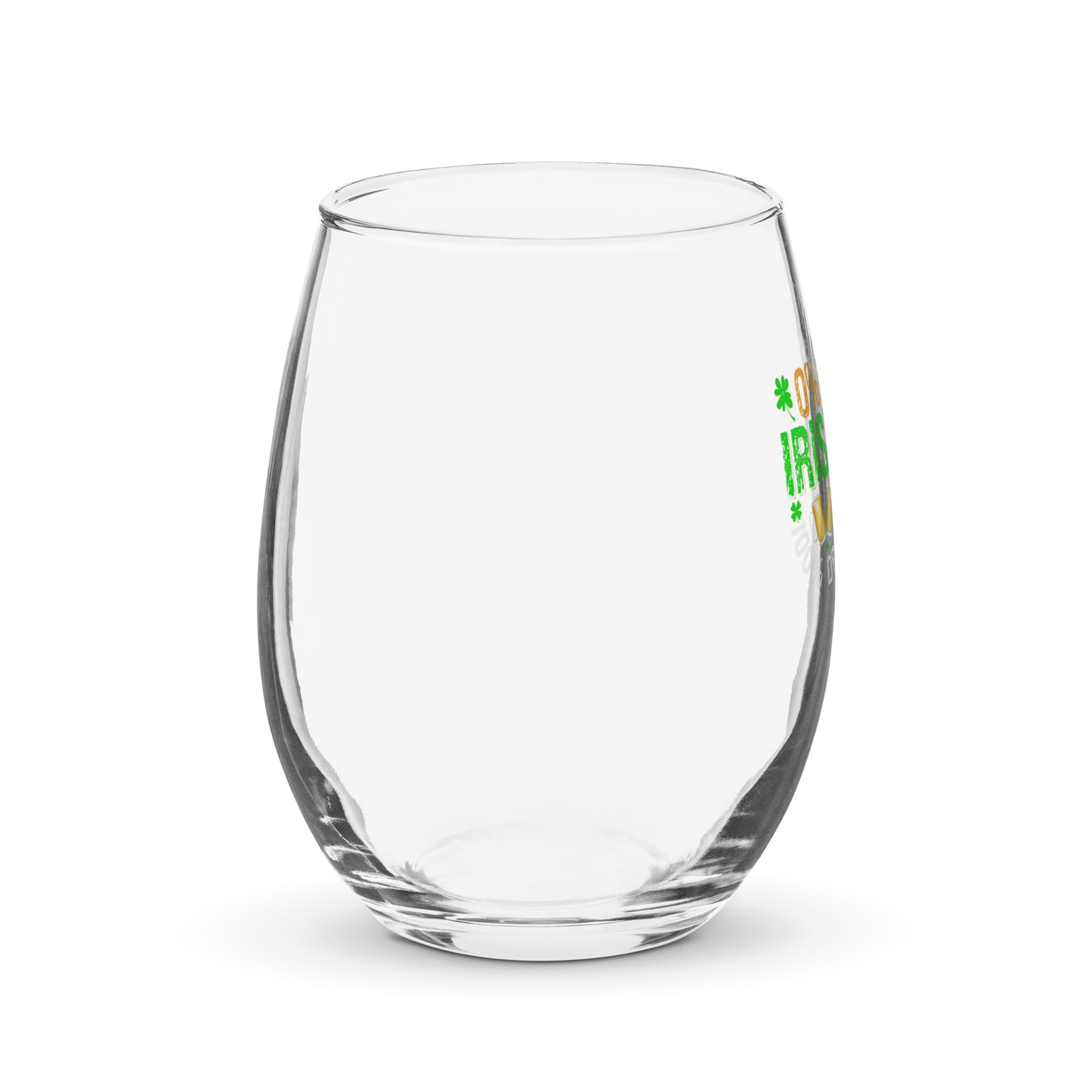 Stemless wine glass