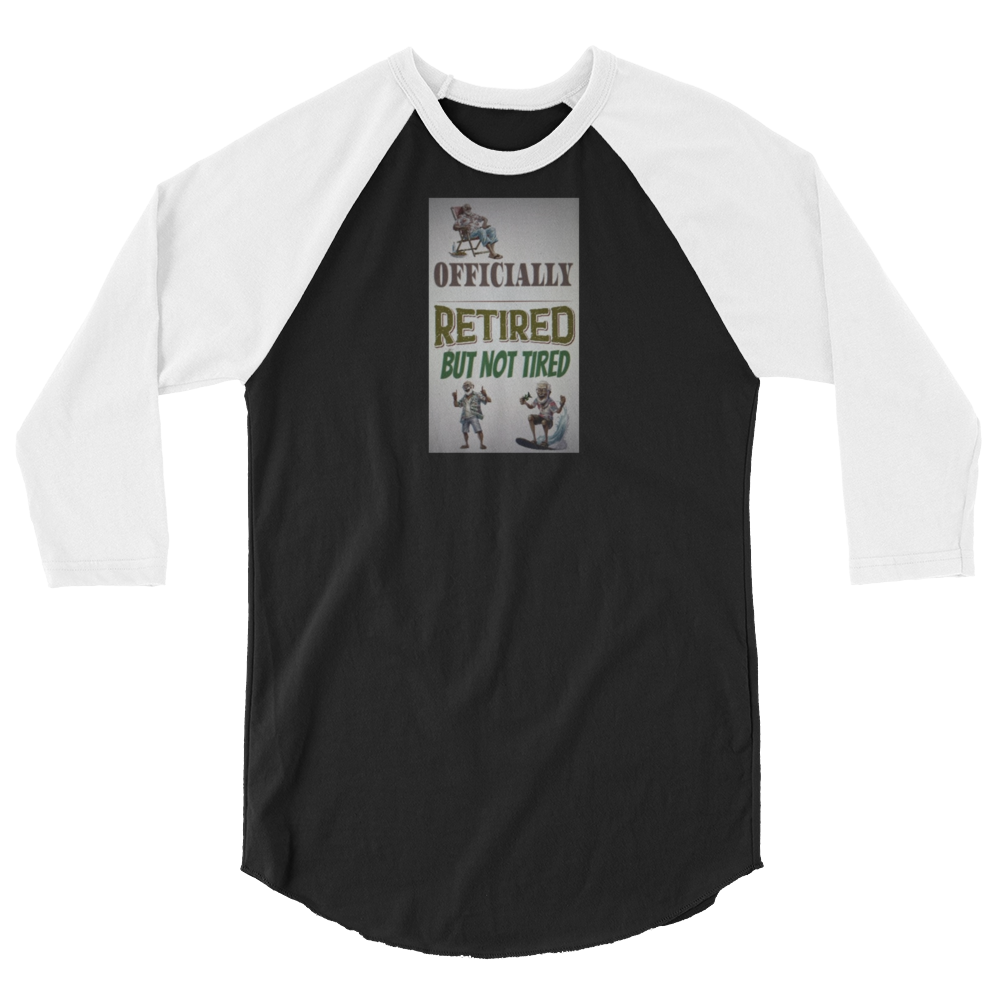 3/4 sleeve raglan shirt