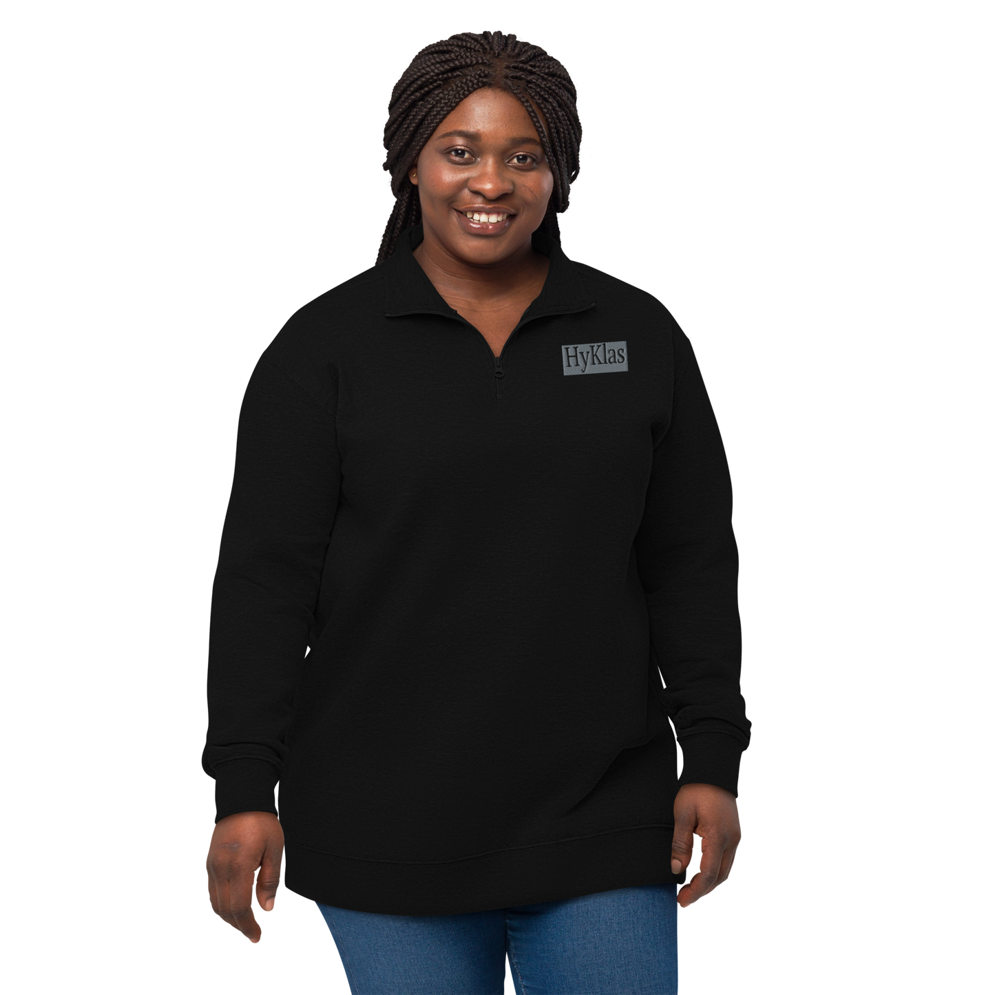 Unisex fleece pullover