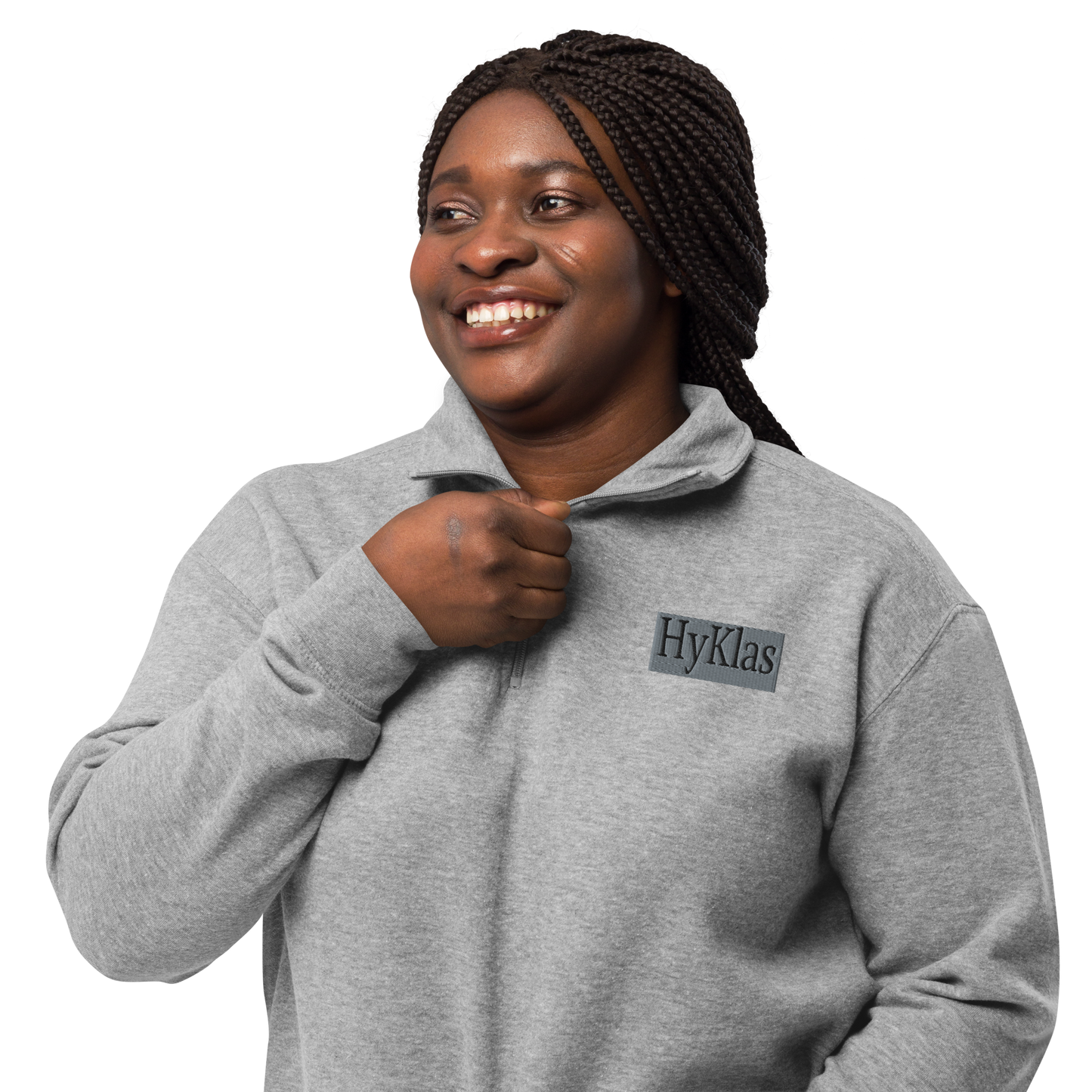 Unisex fleece pullover