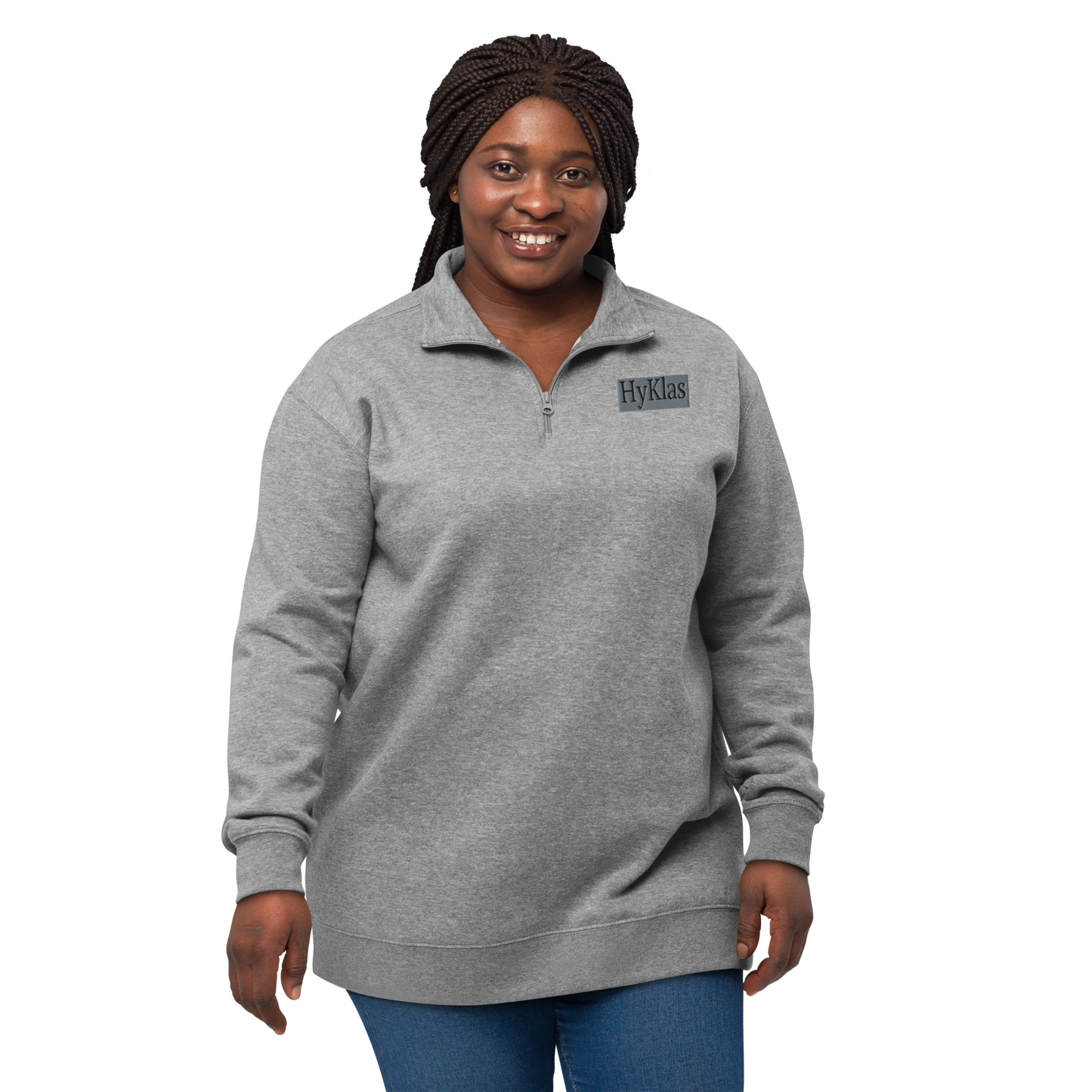 Unisex fleece pullover