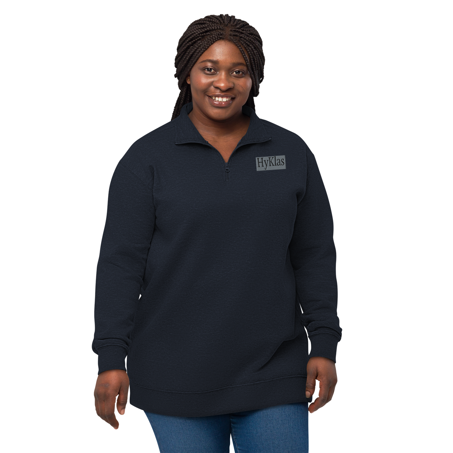 Unisex fleece pullover