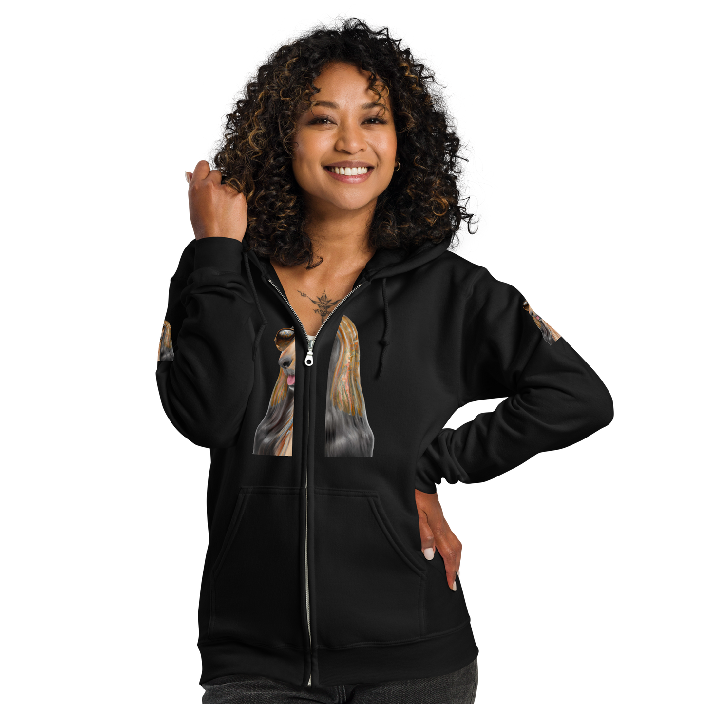 Unisex heavy blend zip hoodie