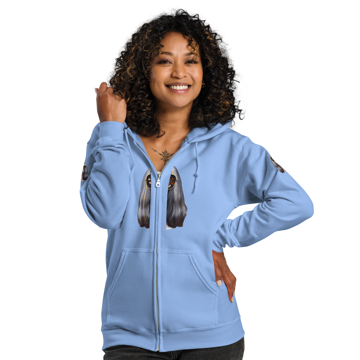 Unisex heavy blend zip hoodie