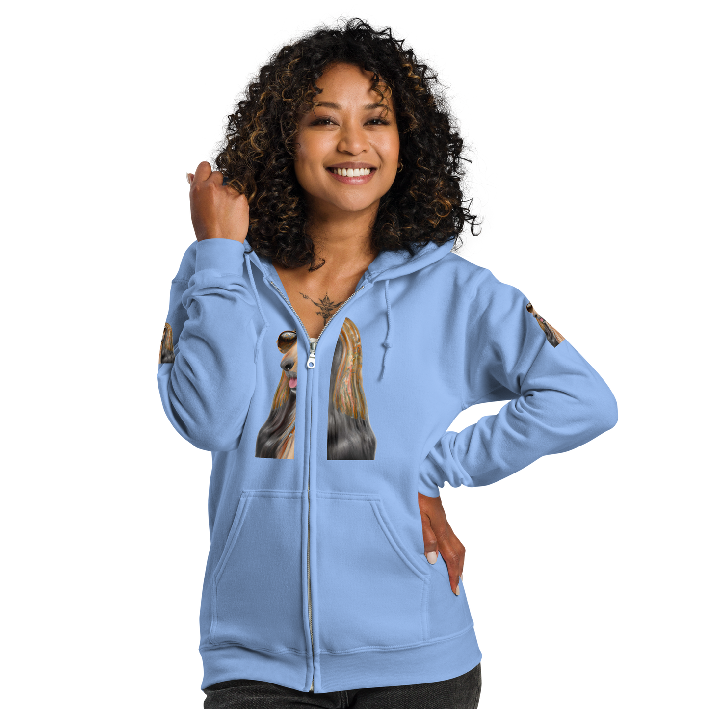 Unisex heavy blend zip hoodie