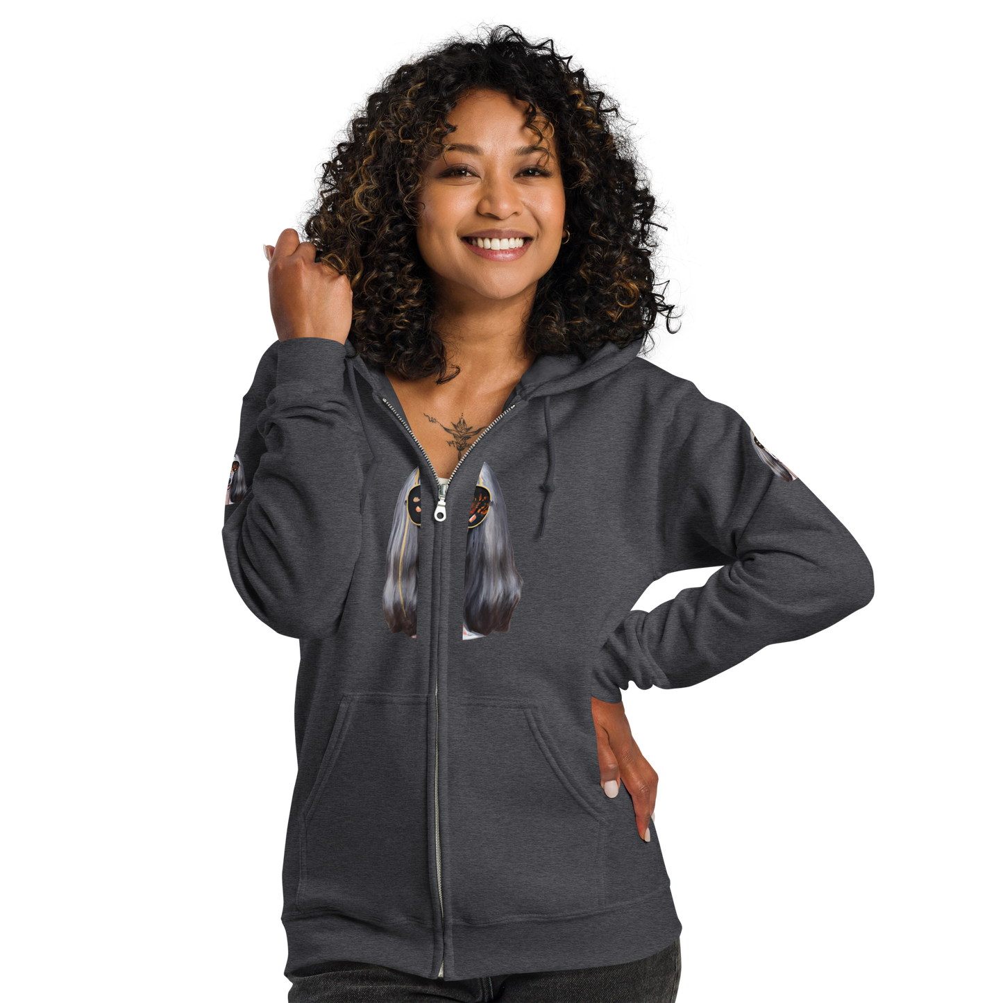 Unisex heavy blend zip hoodie