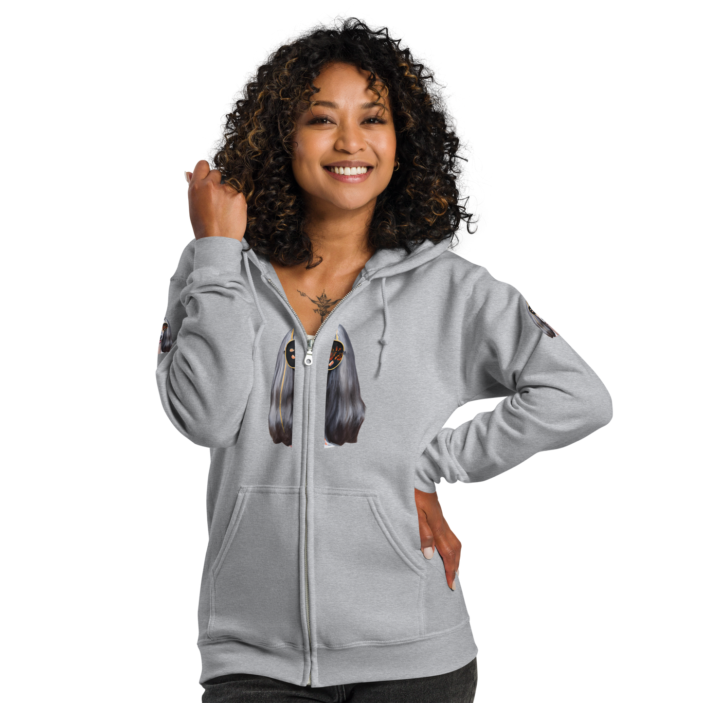 Unisex heavy blend zip hoodie