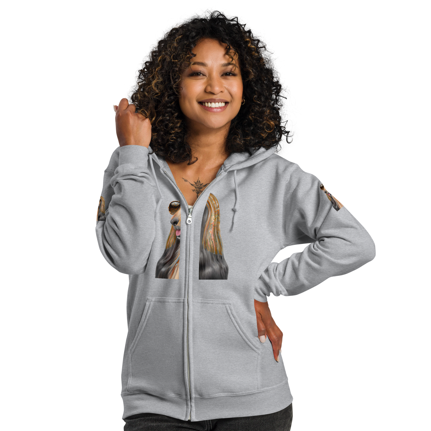 Unisex heavy blend zip hoodie