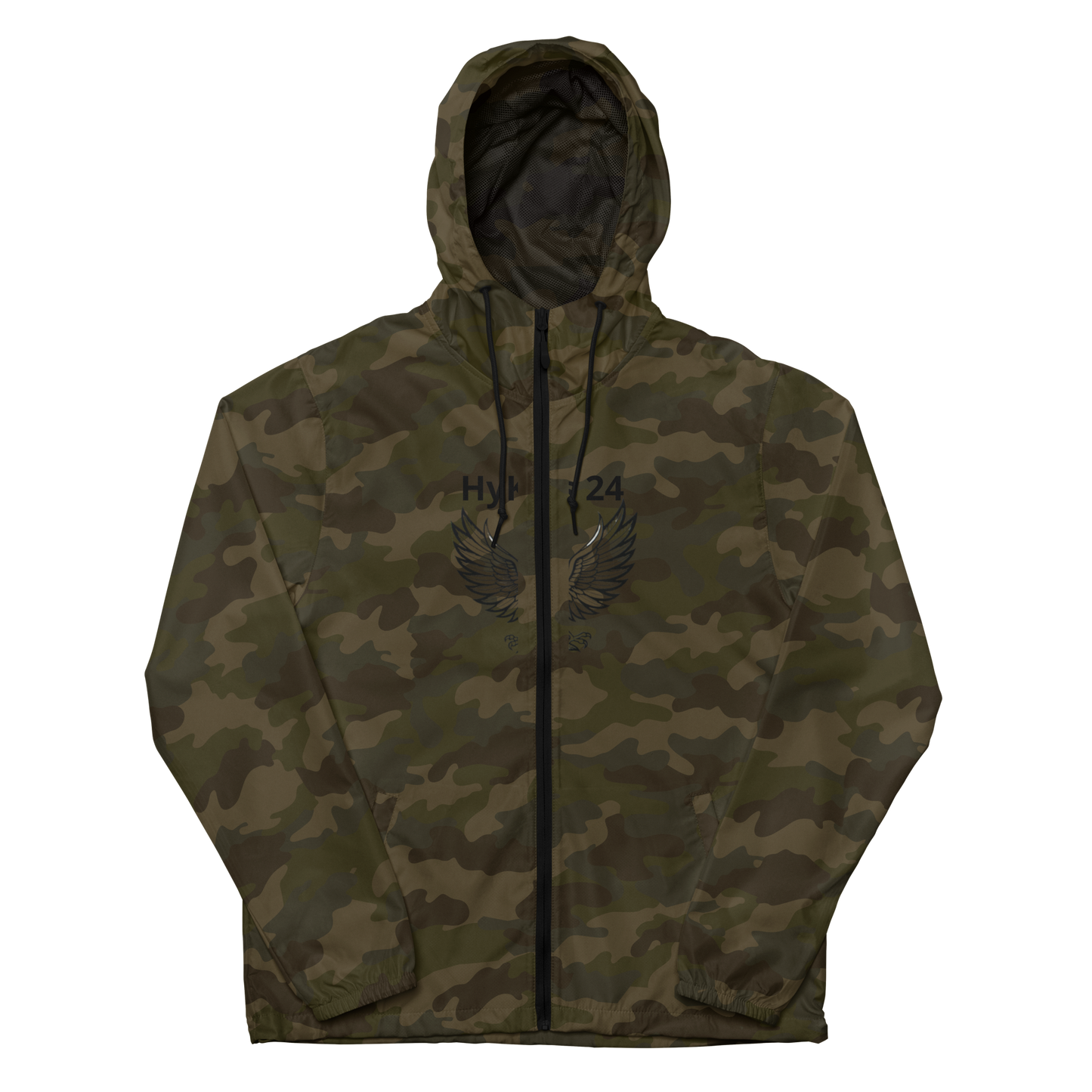 Unisex lightweight zip up windbreaker